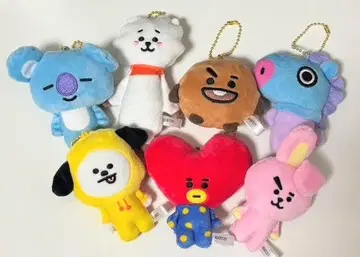 [ 새상품급 ] BT21 후와후와 마스코트 7세트