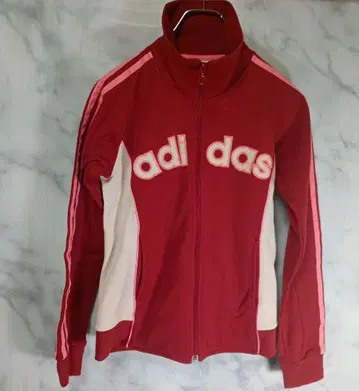 adidas 저리 셋업 빨간색 M 사이즈 국기 택