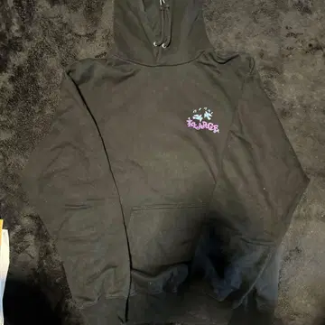 XLARGE 블랙 후드티 M