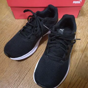 Puma 트랜스포트 러닝화 블랙 23cm