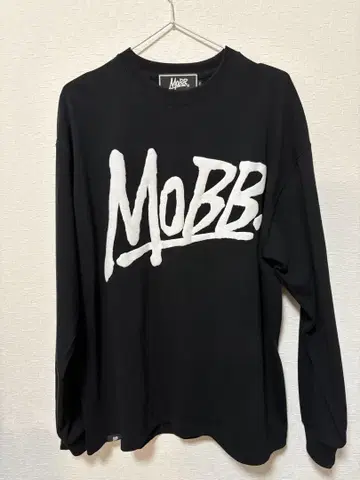 MOBB 블랙 긴팔 T셔츠 M
