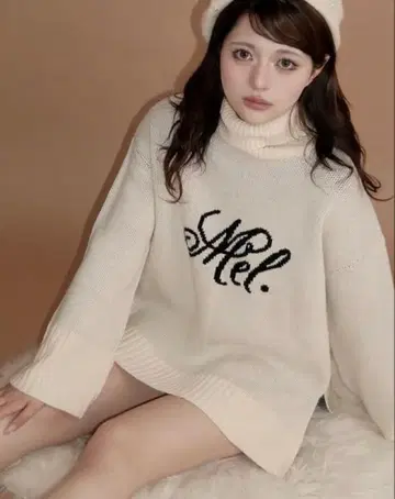meltie 로고 아이콘 니트