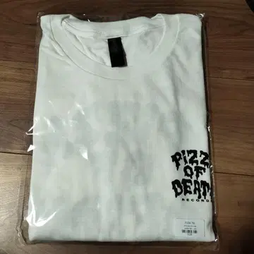PIZZA OF DEATH 로고T셔츠 화이트 XL사이즈 [새상품]