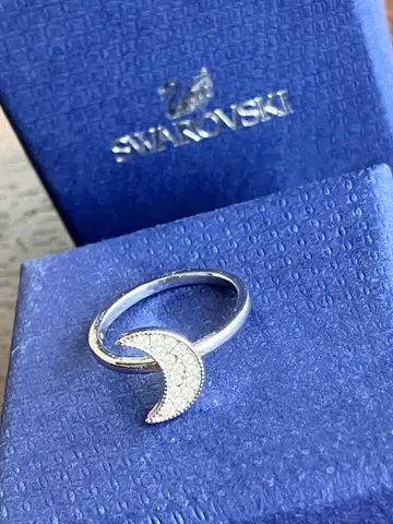 SWAROVSKI 스와로브스키 반지 50 [ 9호 ] 필드 문 파베
