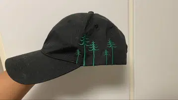 블랙 캡 나무 자수 OR 150