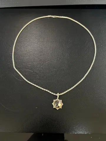 실버 별 모양 태양 달 펜던트 목걸이 스피리추얼 계열?