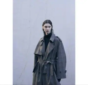 steinOversizedOverlapedTrenchCoat
