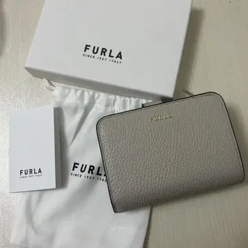 FURLA 접이식 지갑 그레이 수납 가방 포함