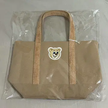 페일러 올드 테디 와펜 토트백 베이지 S