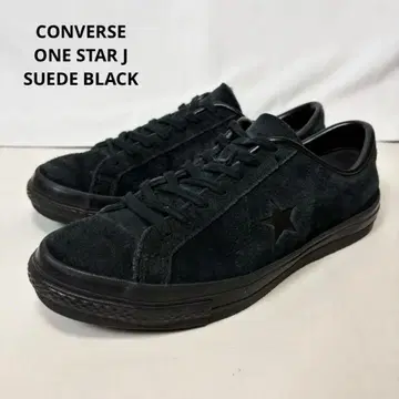 CONVERSE ONE STAR J SUEDE BLACK 27cm