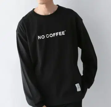 [ 새상품 ] NO COFFEE x GLOBAL WORK 티셔츠 블랙