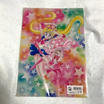 세일러문 스토어 원화 클리어 파일 문 치비문