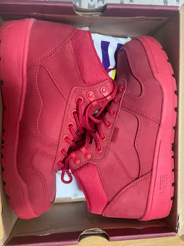 VANS 스니커즈 테크 계열 빨간색