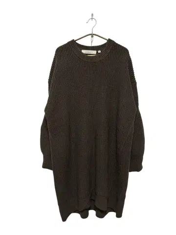 GU 니트 원피스 브라운 3XL