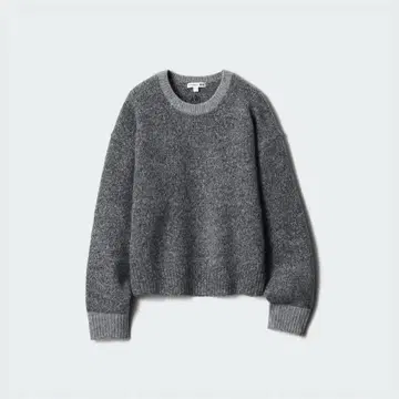 UNIQLO 수플레얀 컬러 믹스 크루 스웨터