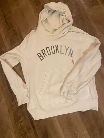 레미 리프 BROOKLYN 후드티 M 화이트