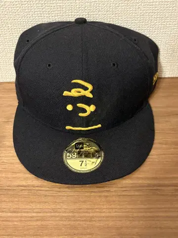 PEANUTS 59FIFTY 캡 블랙/옐로우 컬러