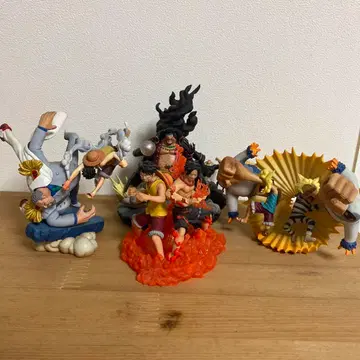 원피스 피규어 마린포드 정상전쟁 4개 세트