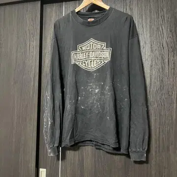 Harley-Davidson 롱 슬리브 티셔츠 블랙