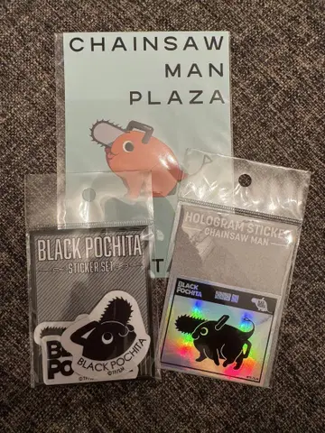체인소 맨 PLAZA 스티커 세트