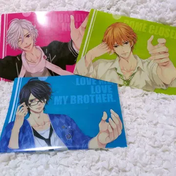 BROTHERS CONFLICT 브라콘 클리어 파일 3장 세트 세쌍둥이
