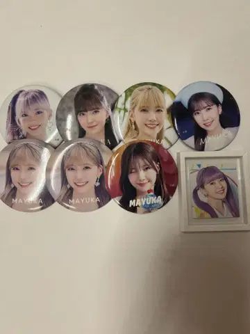 NiziU 마유카 캔뱃지 세트