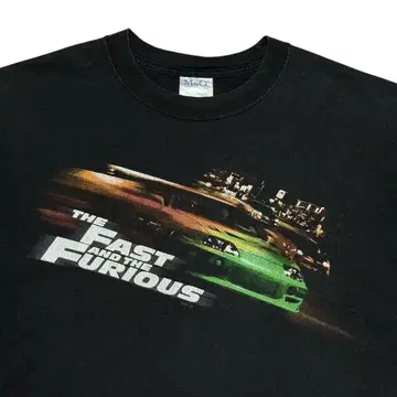 레어 초기 Fast and the Furious 와일드 스피드 T셔츠