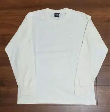 THE NORTH FACE 화이트 긴팔 롱티