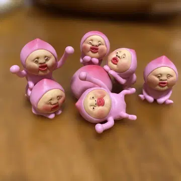 코비토즈칸 카쿠레모모지리 츠무츠무 피규어 7개