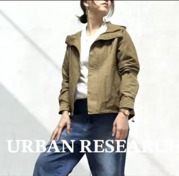 URBAN RESEARCH 마운틴 후드티 베이지