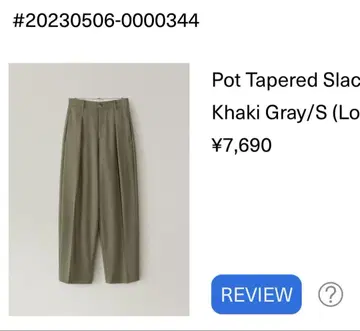 Pot Tapered Slacks