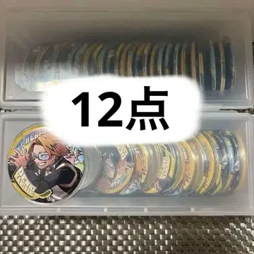 가미나리 덴키 캔뱃지 히로아카전 12점