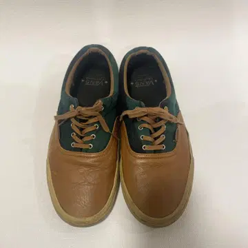 VANS 브라운/그린 스니커즈