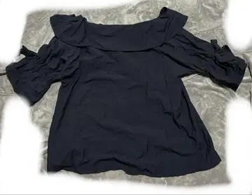 clette 소매 리본 A라인 블라우스