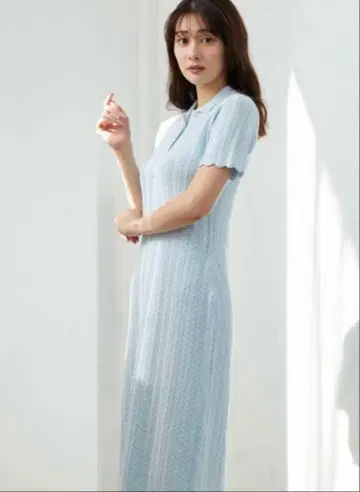 당일 발송 herlipto Scalloped Polo Dress S사이즈