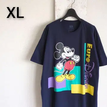 구제 의류 유로 미키마우스 네이비 Disney 디즈니 T셔츠