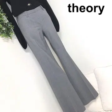 띠어리 theory의 작은 사이즈 XO 그레이 슬림 레그 팬츠