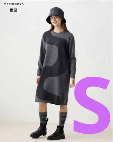 UNIQLO 유니클로 마리메꼬 라무 쿨넥 원피스
