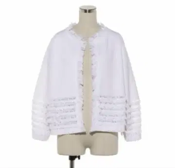 [ 한번 착용/20SS/97,900엔 ] 시클라스 프린지 가디건 S