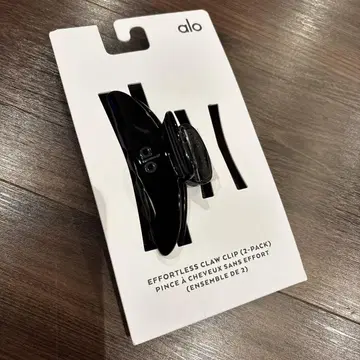 alo 헤어 클립 블랙 대