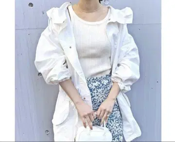 에디트폴르 abc LULU 스노우 카모 숏 파카