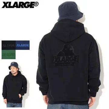 XLARGE 블랙 후드티