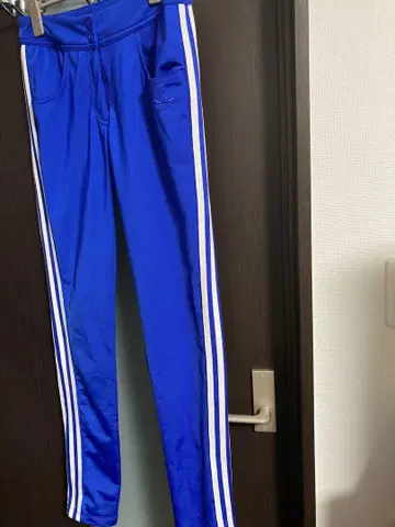 adidas 스트라이프 팬츠 파란색