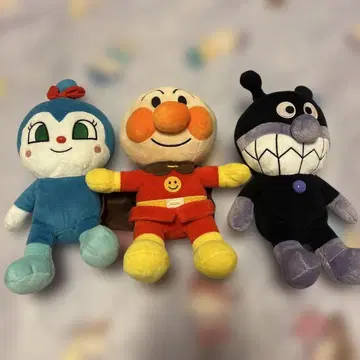 호빵맨 봉제 인형 세트 새상품
