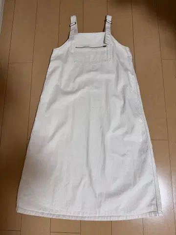 화이트 살로펫 지퍼 포함