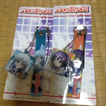 레어템 Angel Beats! 스트랩 천사 유리 2개 세트