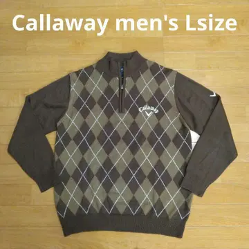 Callaway 남성용 하프 지퍼 니트 Lsize