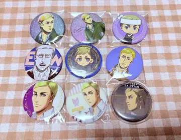 진격의 거인 엘빈 캔뱃지 모음