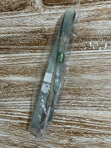 미사용품 손으로 짠 끈 그린 실크 허리띠 M 사이즈