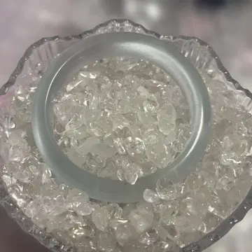 스카이블루 아크릴 뱅글 직경 5.5cm